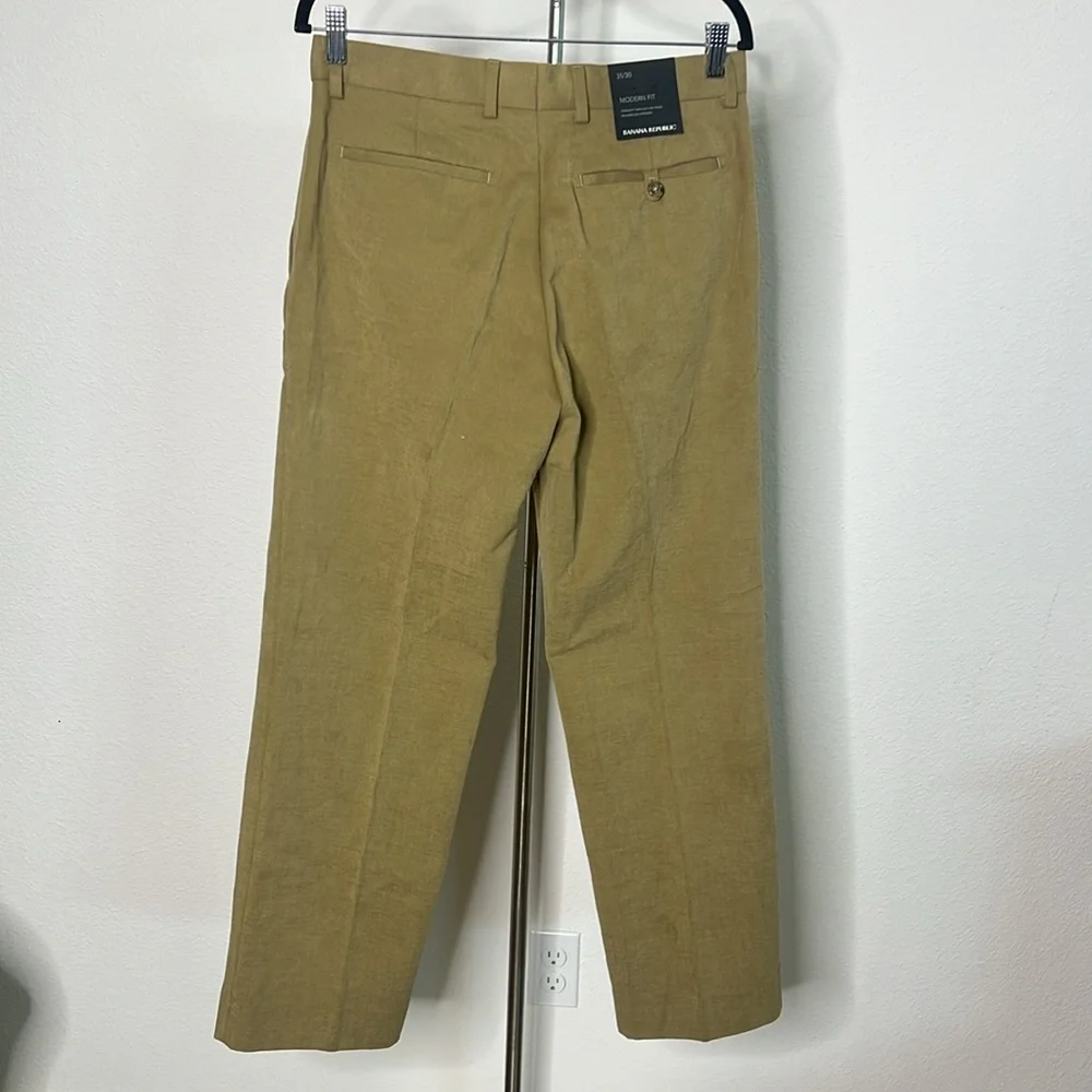 Banana Republic Modern Fit Flat Front Pants